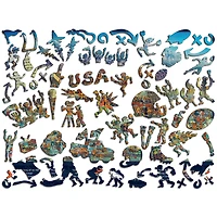 Joe Journeyman NFL Wooden Puzzle