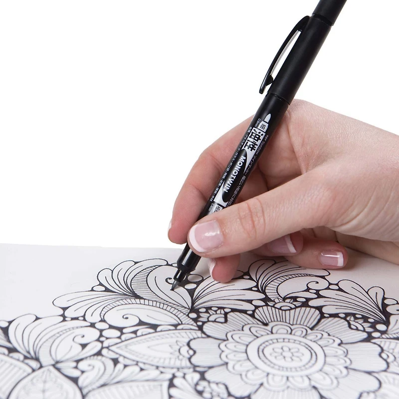 Tombow MONO Twin Black Permanent Marker