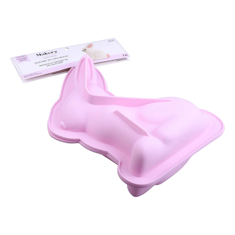 Easter Bunny Silicone 3D Cake Molds by Makery™