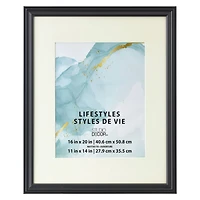 8 Pack: Black 11" x 14" Frame with Mat, Lifestyles™ by Studio Décor®