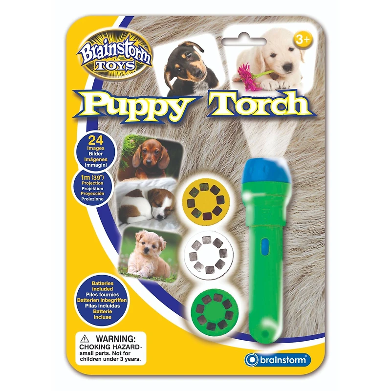 Brainstorm Toys Puppies Torch & Projector