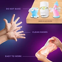 OKTO White & Pastels Air Clay Creativity Kit