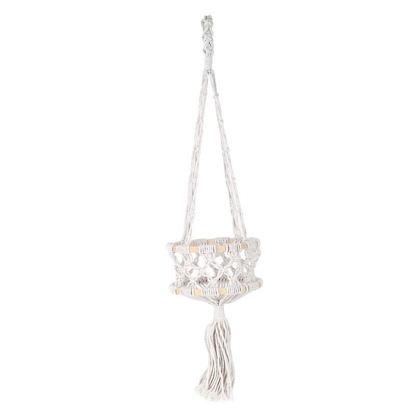 26" Macrame Hanging Basket by Ashland®