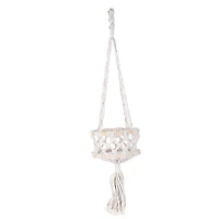 26" Macrame Hanging Basket by Ashland®