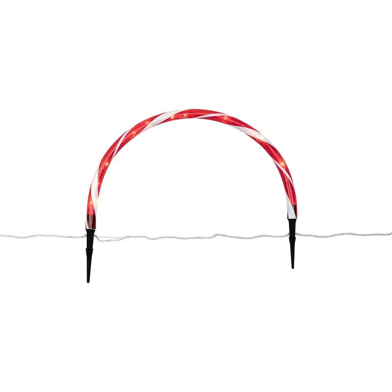 3ct. Candy Cane Arch Outdoor Christmas Pathway Markers