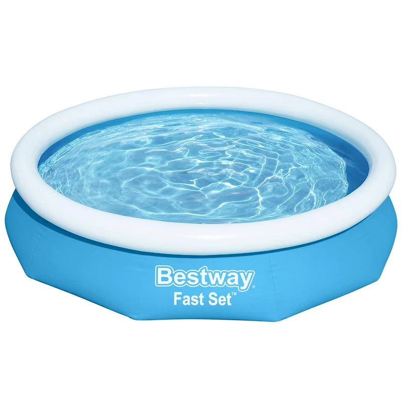Bestway Fast Set 10ft. Wide Round Inflatable Pool Set