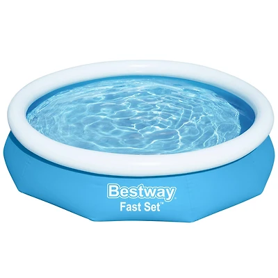 Bestway Fast Set 10ft. Wide Round Inflatable Pool Set