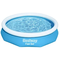 Bestway Fast Set 10ft. Wide Round Inflatable Pool Set