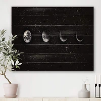 Designart - Moon Phases In The Night Sky