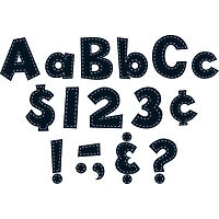 Teacher Created Resources® 4" Fun Font Letters, Black Stitch, 160 Pieces Per Pack, 3 Packs total of 480