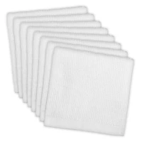 DII® White Barmop Terry Dishcloths, 8ct.
