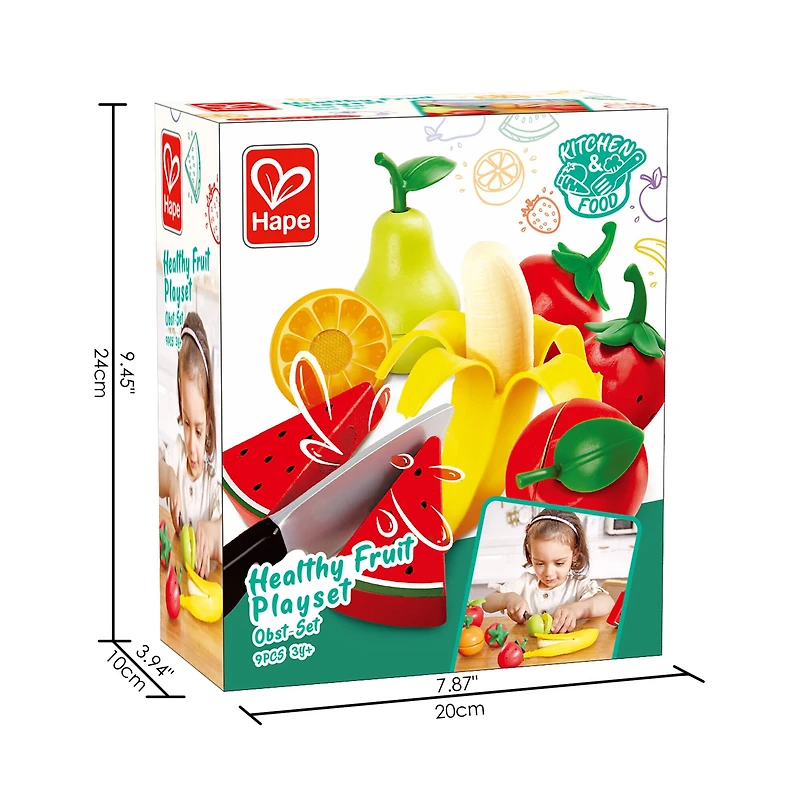 Hape Healthy Fruits Kitchen Food Playset