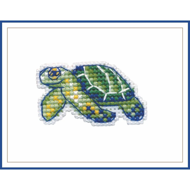 Oven Badge-Turtle Cross Stitch Kit
