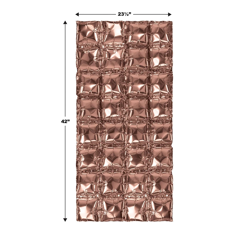 Beistle RoseGold Foil Balloon Backdrops