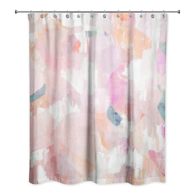 Funky Blush Misc. 71" x 74" Shower Curtain
