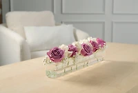 16" Glass Rectangle Bud Vase by Ashland®