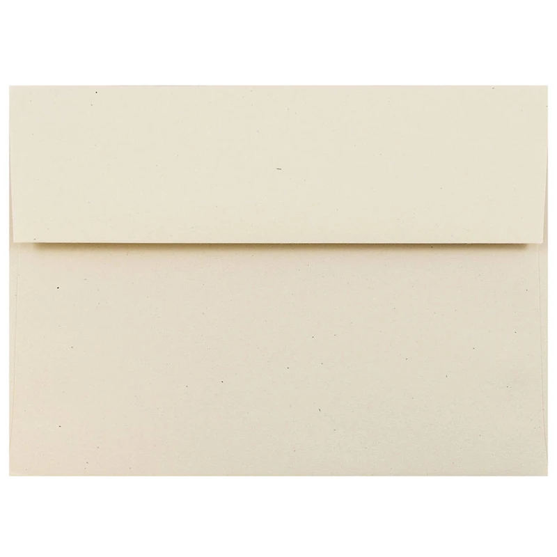JAM Paper Genesis Husk A8 Recycled Invitation Envelopes, 50ct.