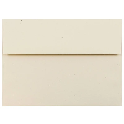 JAM Paper Genesis Husk A8 Recycled Invitation Envelopes, 50ct.