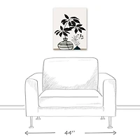 Modern Foliage 16" x 20" Canvas Wall Art