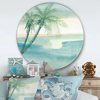 Designart - Peaceful Dusk I Tropical