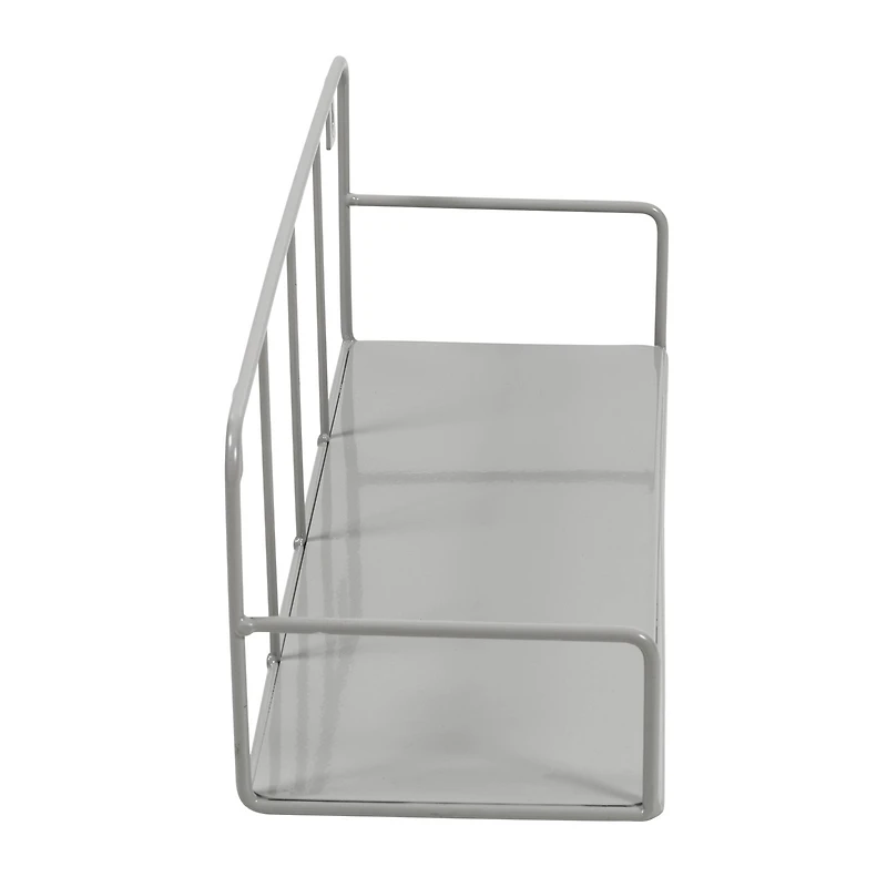 Honey Can Do Small Metal Floating Wall Shelf