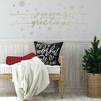 RoomMates Season's Greetings Peel and Stick Wall Decals