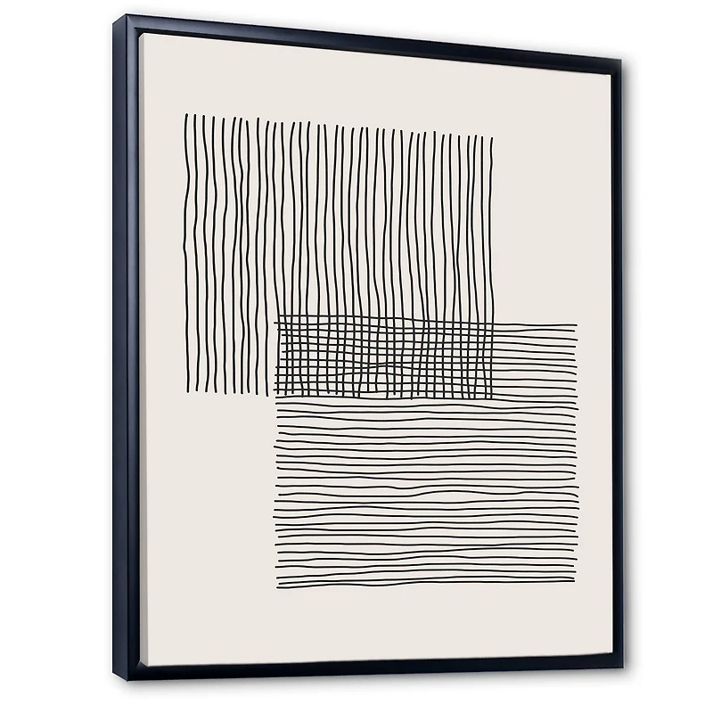 Designart - Minimal Geometric Lines And Squares II