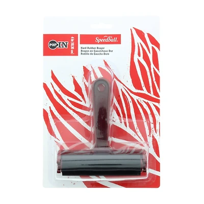 Speedball® Pop-In™ Rollers 4" Hard Rubber Carded Brayer