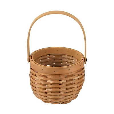 4.75" Natural Brown Round Chipwood Basket by Ashland®