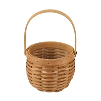 4.75" Natural Brown Round Chipwood Basket by Ashland®
