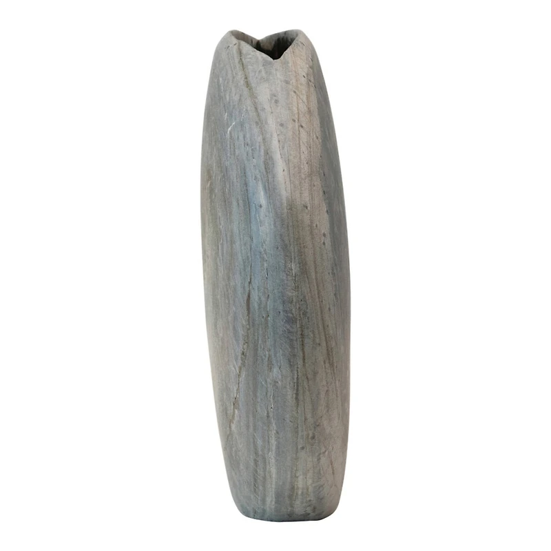 Hello Honey® 10" Gray Natural Slate Vase