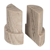 Hello Honey® Natural Marble Bookends, 2ct.