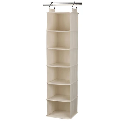 Household Essentials Cedarline 6-Shelf Hanging Closet Organizer