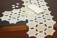 DII® Embroidered Snowflake Placemats, 4ct.
