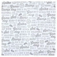 Volleyball Double-Sided Cardstock Paper by Recollections™, 12" x 12"