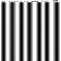 Paper Café White & Black Mini Stripe 12" x 12" Cardstock, 15 Sheets