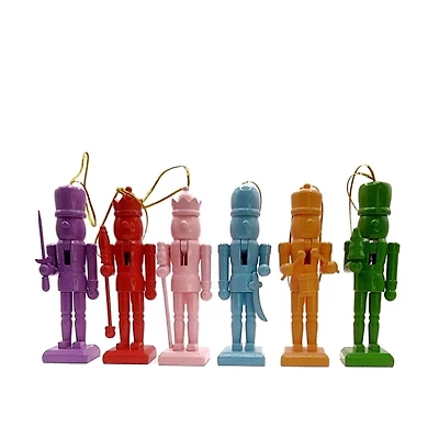 Wizardi Classic Wooden Nutcracker Decoration Set