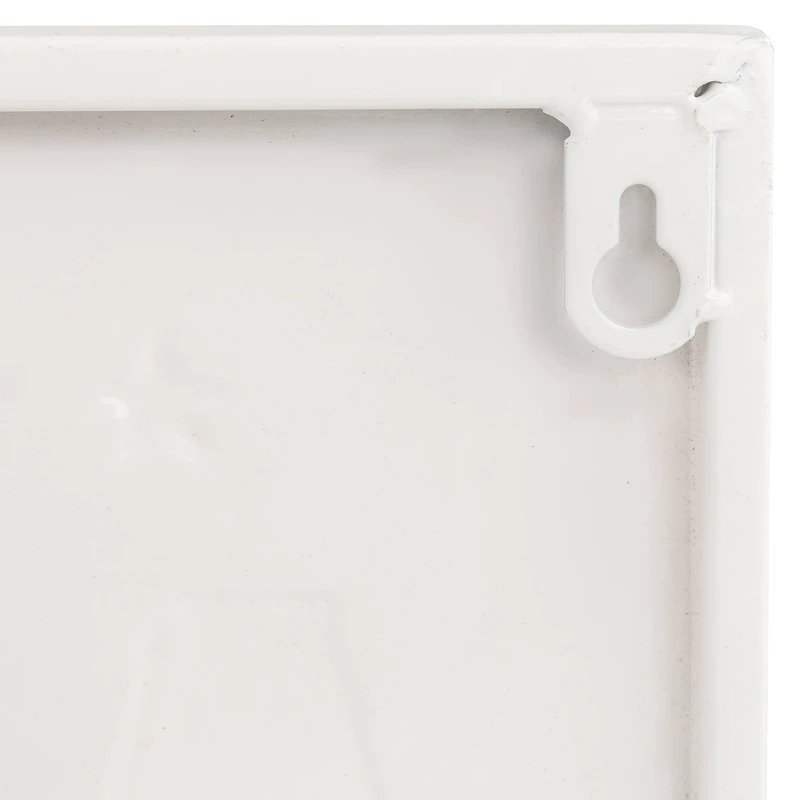 20" Land of the Free Because of the Brave Patriotic Metal Wall Sign