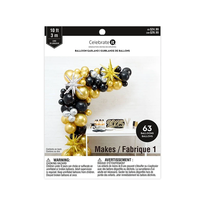 10ft. Graduation Balloon Garland Kit by Celebrate It™