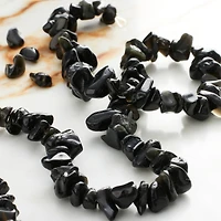 Black Jasper Chips Beads by Bead Landing™