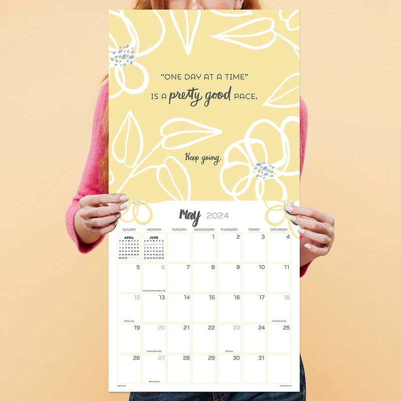 TF Publishing 2024 Merry Mantras Wall Calendar