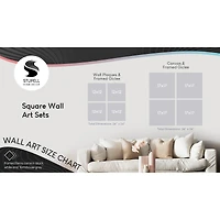 Stupell Industries Celebrate Spring Floral Bunnies Framed Giclée Wall Art Set