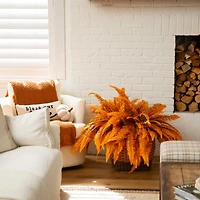 48in. Autumn Artificial Fall Boston Fern - Set of 2