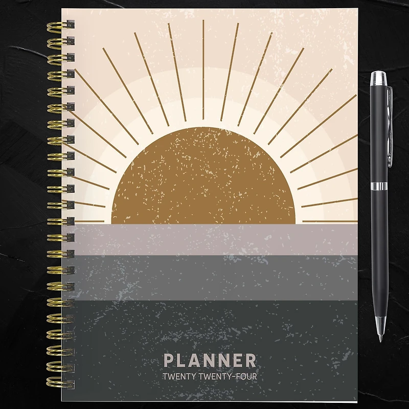 TF Publishing 2024 Rising Sun Medium Weekly Monthly Planner