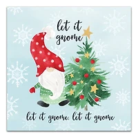 Let it Gnome Canvas Wall Art