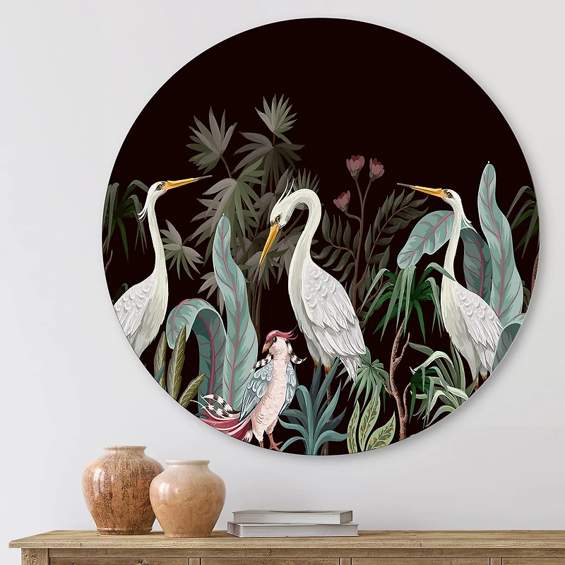 Designart - Chinoiserie With Birds and Peonies III