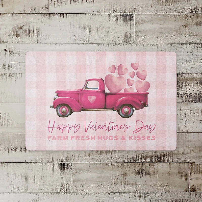 Farm Fresh Hugs & Kisses Floor Mat