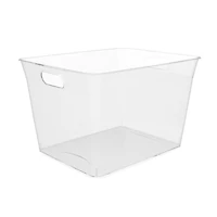 Curver® V-Basket Extra Large Clear Organizing Storage Basket
