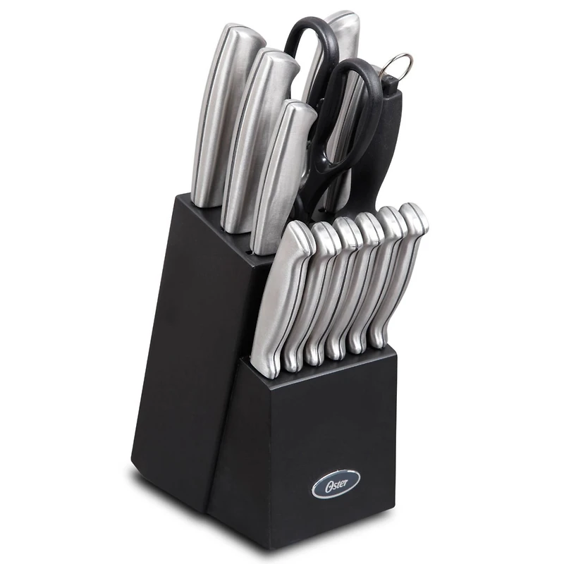 Oster Baldwyn 14-Piece Stainless Steel Cutlery Block Set