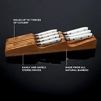Sabatier 7-Slot Bamboo In-Drawer Knife Organizer